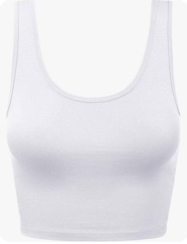 Chica Ura red cotton tank top
